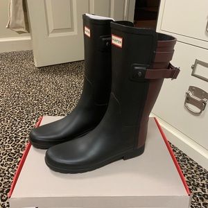 Hunter Original Refined Backstrap Contrast Wellies